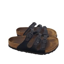 Birkenstock Florida Soft Footbed Sandal Size 9 Black
