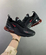 In Stock   Nike Air Max 270 Men's Running Shoes Black/Red 