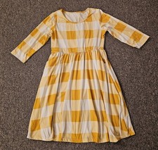 Girls Dress Unknown Size/ Brand Measurements In Description Pockets Yellow Beige