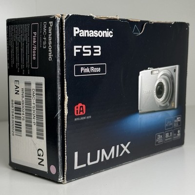 Panasonic Lumix DMC-FS3 Pink Compact Digital Camera TESTED