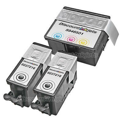 3PK Kodak #10 Black Ink Cartridges for EasyShare 5100 5300 5500 ESP 7 3250 Printers-image