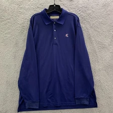 Donald Ross Polo Shirt Mens Size XL Golf Extra Large Blue*