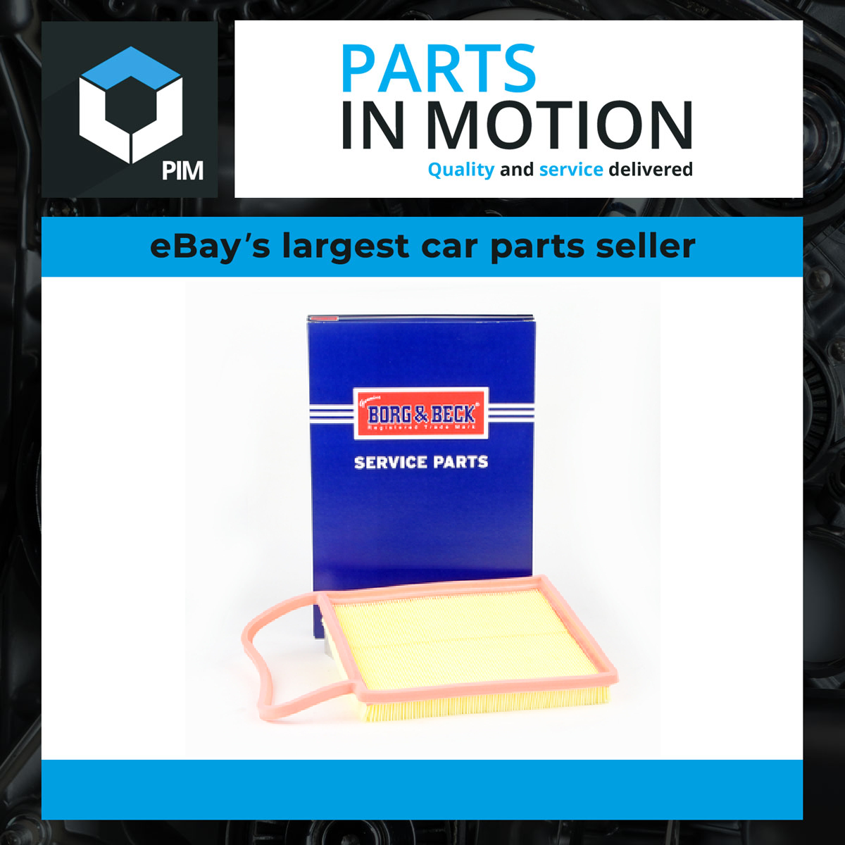 Air Filter BFA2091 Borg & Beck 030129620 03D129620 30129620 Quality Guaranteed