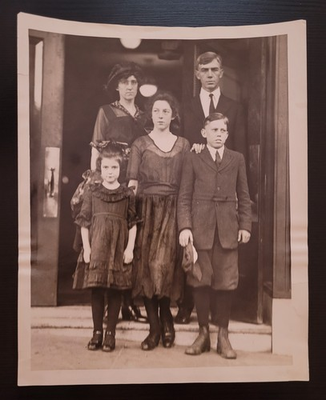 #ad #ad 1921 Press Photo Rev Arthur Becker Mission Korea Admiral Line Silver State Ship $250.00