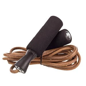 Cuerda de salto de cuero atlética King 9'4" de longitud - rodamiento de bolas de velocidad (2 INCLUIDOS) Foto 3 de 4