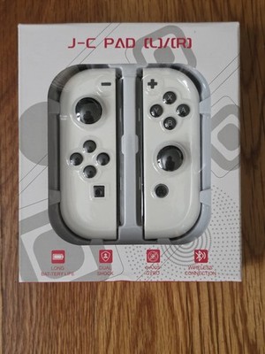 Wireless Controllers for Nintendo Switch - White J-C PAD (L)/(R)