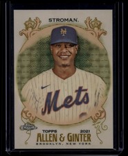 Marketplace image: 2021 Topps Allen & Ginter Chrome Baseball Marcus Stroman #194 SuperFractor 1/1