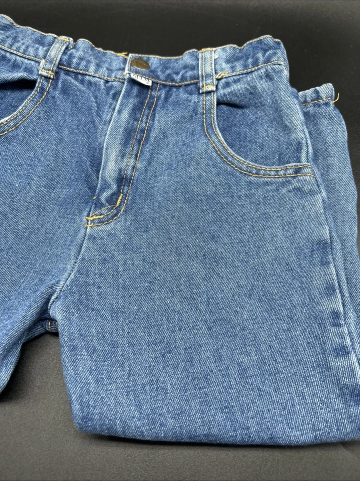 VTG Guess Jeans By Marciano Girls Ankle Zipper Medium-Wash Blue Punk - Image 2 of 4