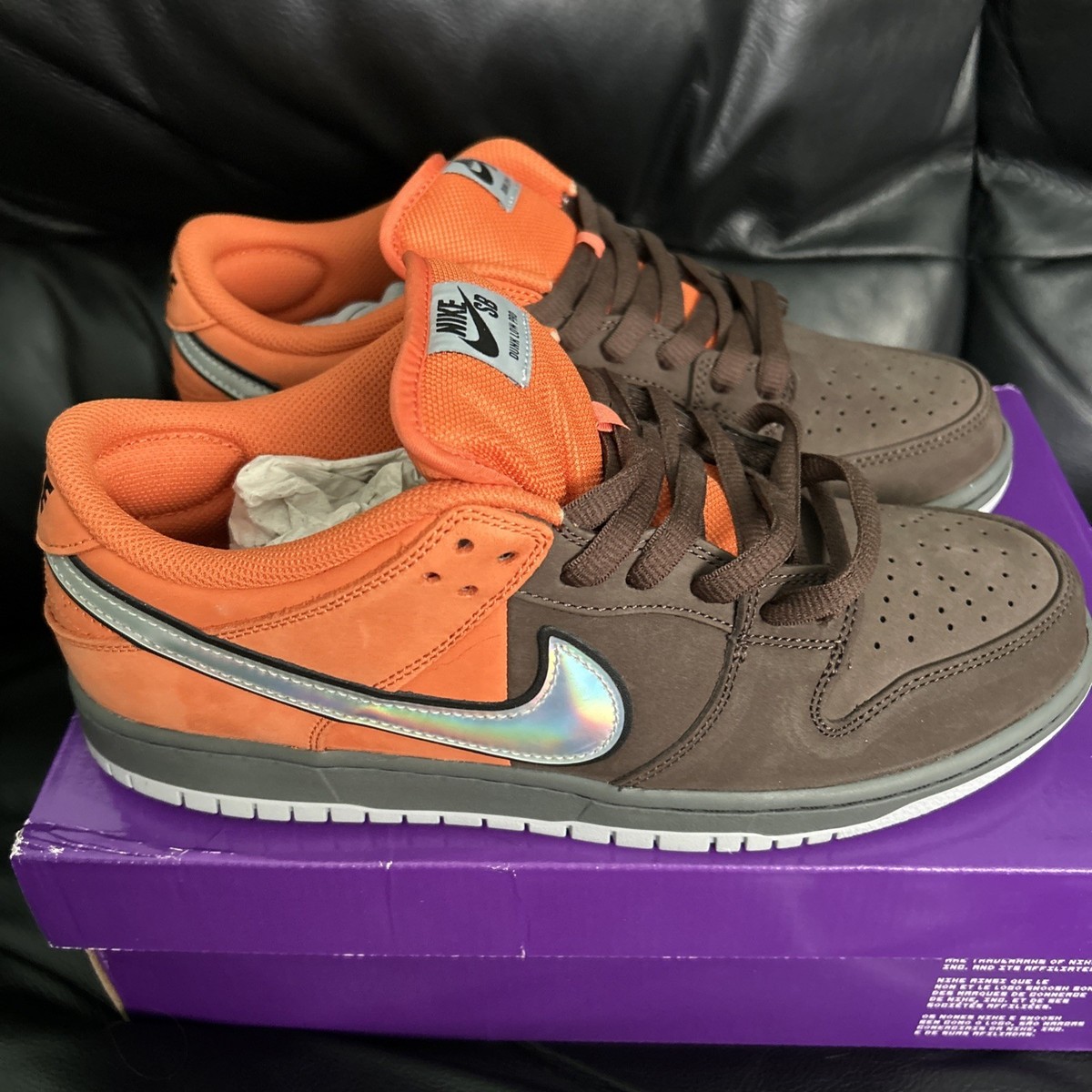 Nike SB Dunk Low Pro Muni Fast Pass Safety Orange Wolf Grey Black 
