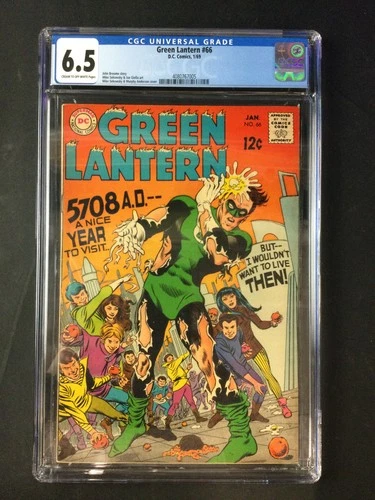 CGC 6.5 Green Lantern #66 1969 Silver Age Amazing Grade!! No Reserve!