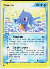 Horsea 33/97 Uncommon Dragon Pokemon Lightly Played