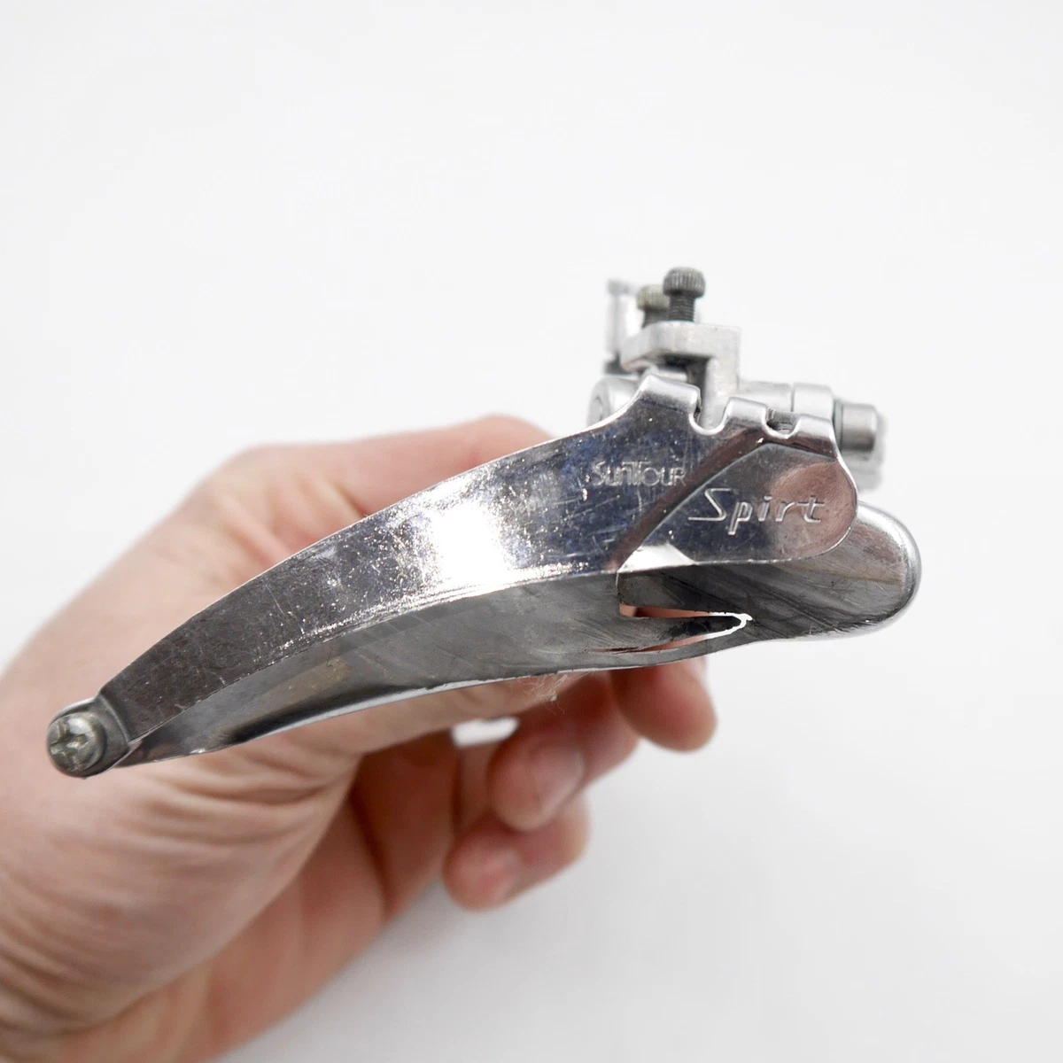 Dérailleur Avant Vintage Suntour Lite Triple - Pince 28.6 Mm, Traction Basse