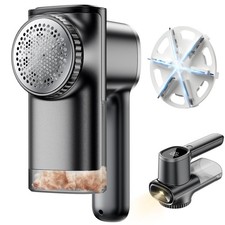 Home Large Lint Remover Fabric Shaver - Rechargeable with LED Display, 3D 6-B...