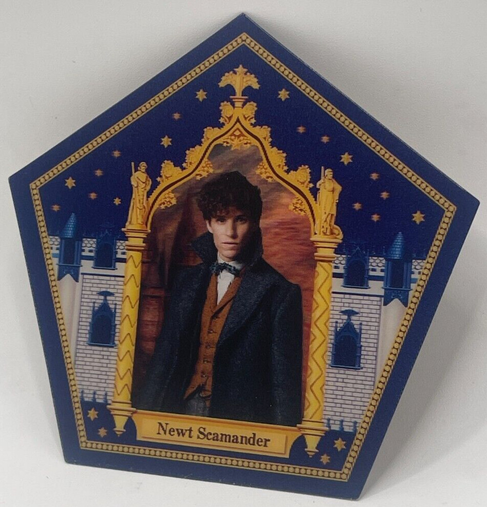 Epic Universal Harry Potter Chocolate Frog Chocogrenouil Tin Newt Scamander Card