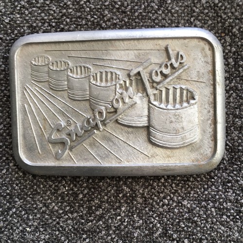 Vintage Snap-On Tools Six Socket Pewter Belt Buckle Creative Specialties