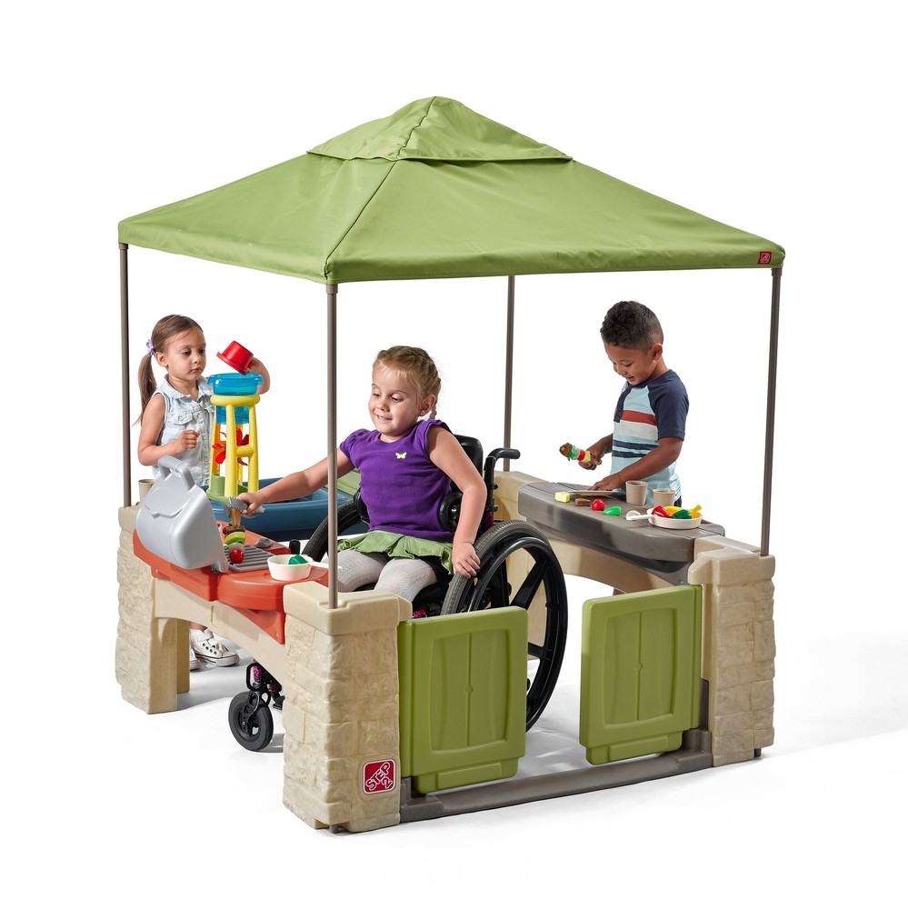 All-Around Playtime Patio with Canopy with 16 Play Accessories