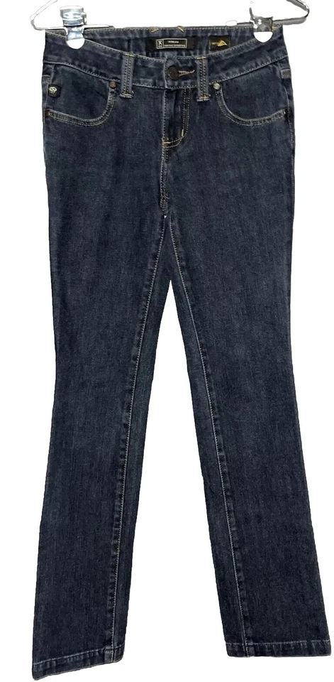 Женские джинсы Serfontaine 25 Y2K Fox с заниженной талией прямые джинсы X Fit синие винтажные - Изображение 2 из 4