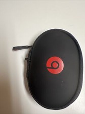 Genuine Beats by Dr. Dre Powerbeats 2 Earbud Headphone Carrying Case Black/Red