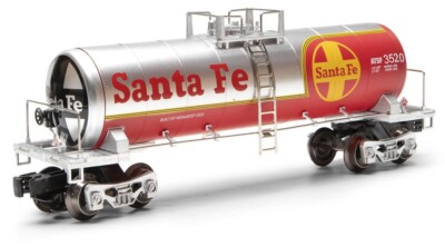 Menards O Gauge Modern Tank Car - ATSF SANTA FE - NIB