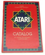 Atari Catalog 45 Game Program Cartridges CO16725-Rev. E