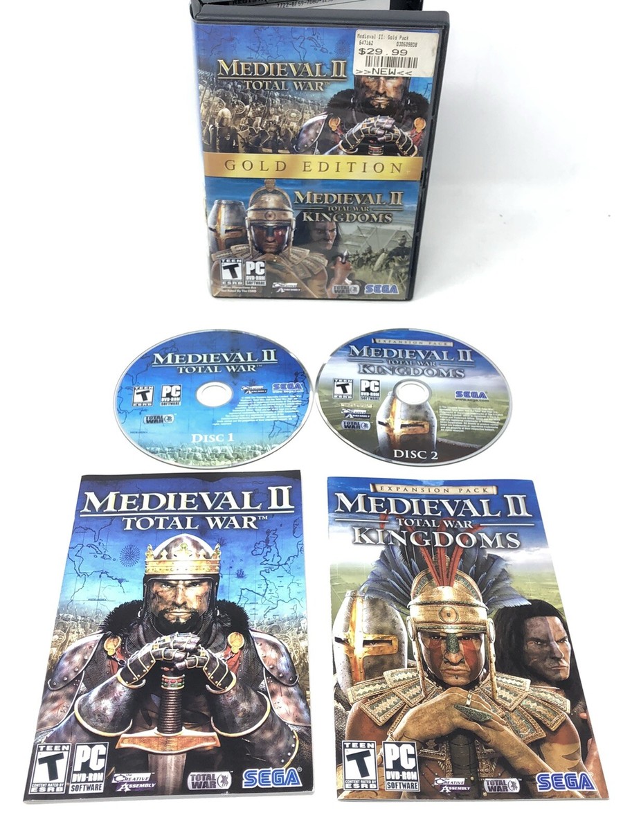 Medieval II: Total War Gold Edition (PC, 2008) DVD-ROM