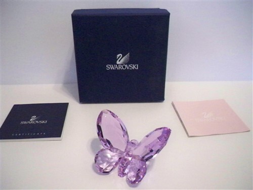 SWAROVSKI VIOLET BUTTERFLY 855803 MIB COA | eBay