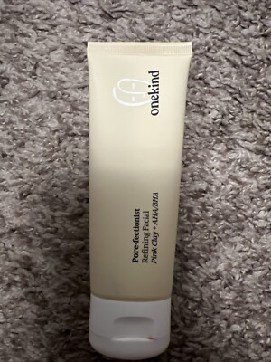 Onekind Pore-fectionist Refining Facial Pink Clay AHA/BHA Mask Travel New .33oz 