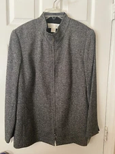 Womans Elana by Tanner Black /white Jacket  - Size 12