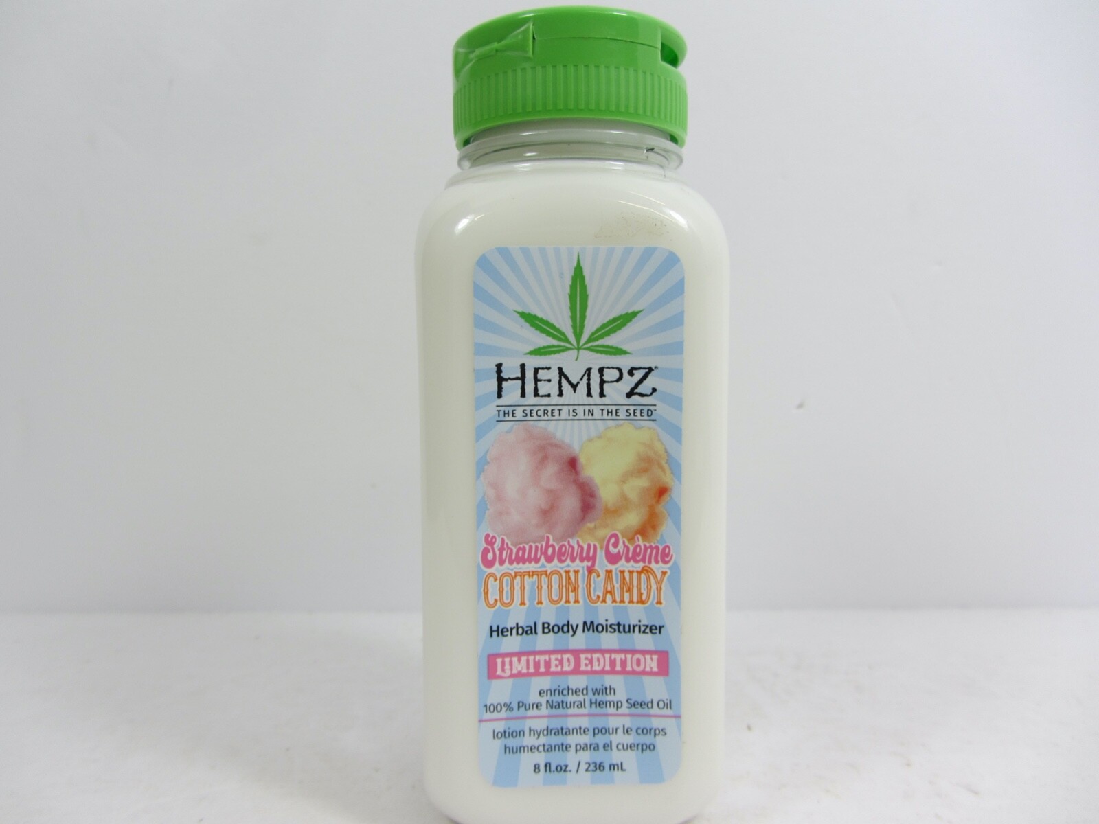 HEMPZ STRAWBERRY CREME COTTON CANDY HERBAL BODY MOISTURIZER