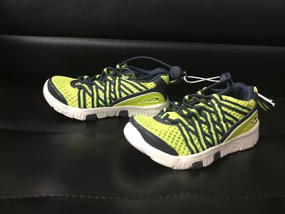 New Boys Roc Soc Water & Land Mesh Sandals (5592) in Lime/Navy size 1