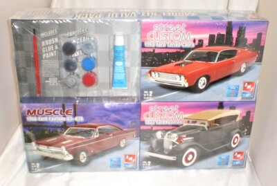 FORD TORINO COBRA FORD FAIRLANE  FORD PHAETON AMT VALUE PACK MODEL SET SEALED