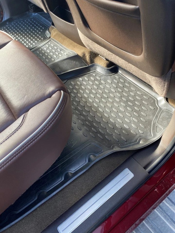 2014-18 Chevrolet Silverado GMC Sierra 1500 2500 Floor Mats Crew Cab All Weather - Imagem 4 de 4