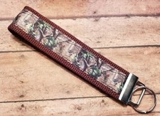Brown Tree Camo / Like Realtree Wrist Keyfob / Wristlet Keychain