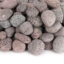 Blue Ridge Brand Lava Rocks - Tumbled Lava Stones - Volcanic Landscaping Rock