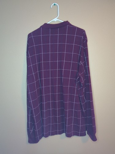 American Living Burgundy Long Sleeve Shirt - Picture 4 of 4