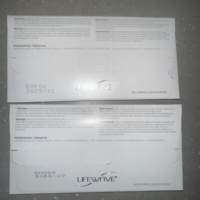 LIFEWAVE x39 and x49 60 Patches Bundle | eBay