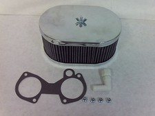 Weber 40dcoe 45dcoe 48dcoe Air Filter 3 14 Washable Element Wvent Fitting