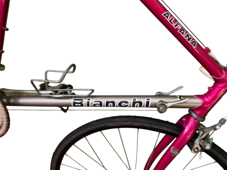 Bicicleta Bianchi Alfana 54 cm, pneus e tubos novos, 93, vermelha - Imagem 4 de 4