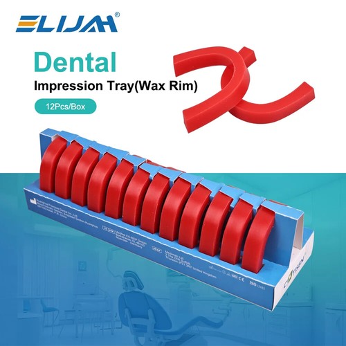 Wax Rim Model Dental U Shape Wax Rim Model Base Plate Wax Occlusal Wax Casting Bite ...