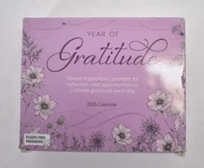 Year Of Gratitude 2025 Desk Calendar Positive Notes By Carousel Calendars
