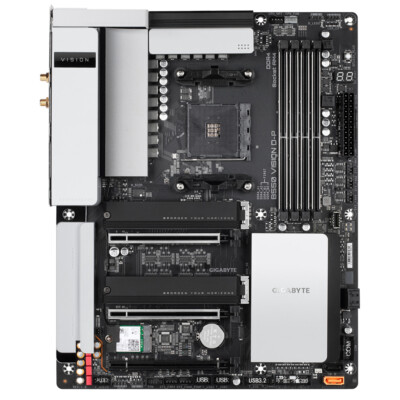 FOR GIGABYTE B550 VISION D-P HDMI AMD AM4 128GB Motherboard 100% Test 100%