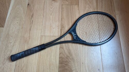 Vintage Tennis Racket Carbon Fibre Dunlop  - Afbeelding 1 van 16