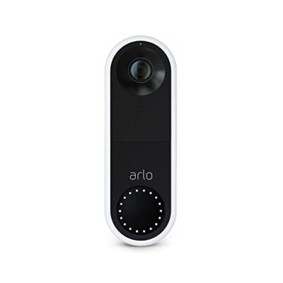Arlo Video Doorbell Wired AVD1001-100NAS w/ Night Vision 1080P White 180 New