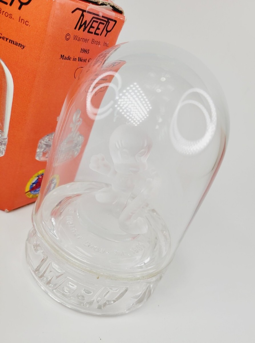 1985 Walt Disney Tweety Hofbauer Lead Crystal Dome Made West