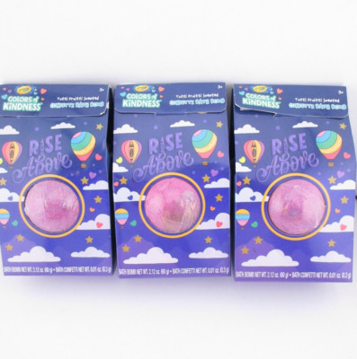 Crayola Tutti Fruitti Scented CONFETTI Bath Bombs, 3 Total - FREE SHIPPING