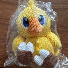 Final Fantasy Chocobo Knitting Plush Doll Toy Amigurumi Square Enix 7in Japan