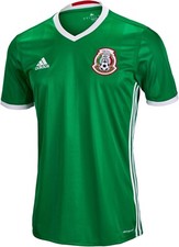 ADIDAS MEXICO 15/16 YOUTH HOME JERSEY - GREEN/RED/WHITE SIZE YOUTH XLARGE