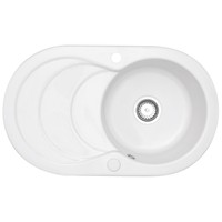 Astracast Cascade 1.0 Bowl Kitchen Sink In Ceramic White Astracast Cascade 1.0 Bowl Kitchen Sink In Ceramic White