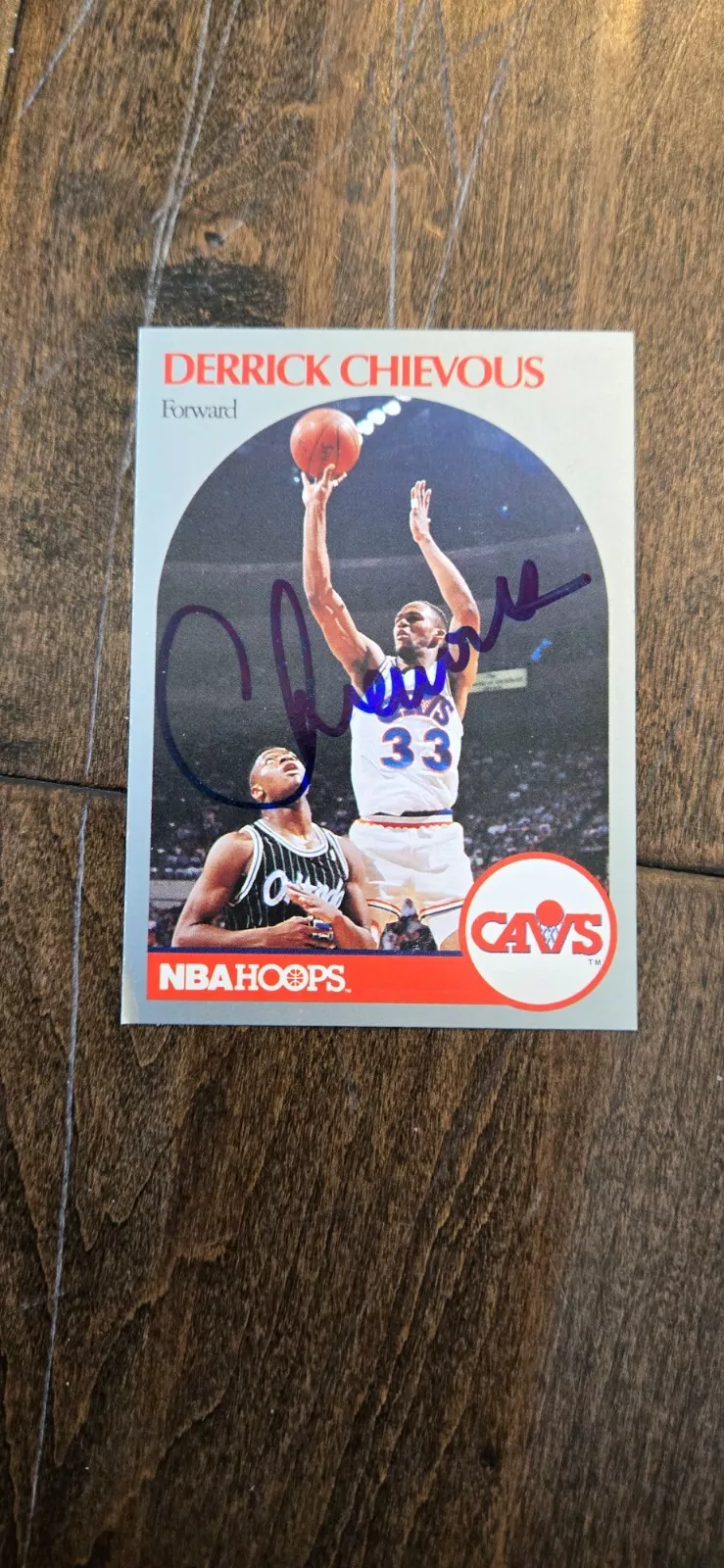 Derrick Chievous trading card