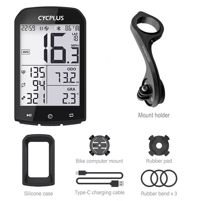 CYCPLUS M1 Bicycle Computer GPS Cycling Speedmeter Bluetooth ANT+